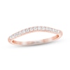 Thumbnail Image 1 of THE LEO First Light Diamond Wedding Band 1/6 ct tw 14K Rose Gold