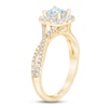 Thumbnail Image 2 of THE LEO First Light Diamond Princess-Cut Engagement Ring 1-1/8 ct tw 14K Yellow Gold