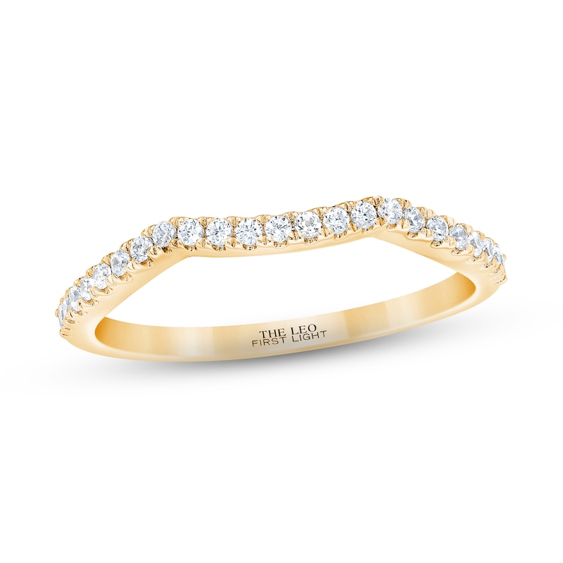 Main Image 1 of THE LEO First Light Diamond Wedding Band 1/5 ct tw 14K Yellow Gold