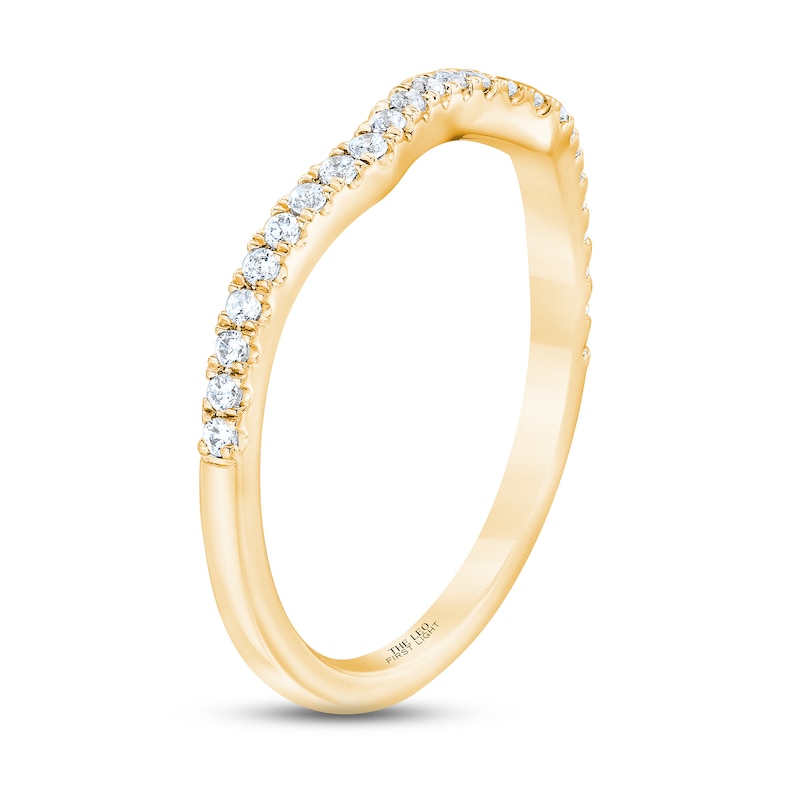 Main Image 2 of THE LEO First Light Diamond Wedding Band 1/5 ct tw 14K Yellow Gold