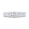 Thumbnail Image 3 of Diamond Engagement Ring 1-1/4 ct tw Round-cut 14K White Gold