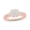 Thumbnail Image 0 of Diamond Engagement Ring 1/2 ct tw Round-cut 10K Rose Gold