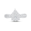 Thumbnail Image 3 of Diamond Engagement Ring 1/2 ct tw Round-cut 10K White Gold