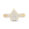 Thumbnail Image 3 of Diamond Engagement Ring 1/2 ct tw Round-cut 10K Yellow Gold