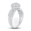 Thumbnail Image 2 of Diamond Engagement Ring 1 ct tw Round & Baguette-cut 10K White Gold