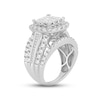 Thumbnail Image 2 of Diamond Engagement Ring 4 ct tw Princess, Round & Baguette-cut 10K White Gold