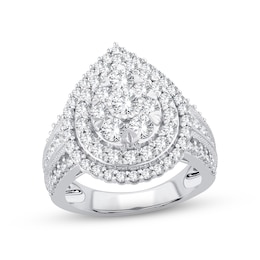 Adore Diamond Engagement Ring 2 ct tw Round-cut 10K White Gold