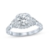 Thumbnail Image 1 of Monique Lhuillier Bliss Diamond Engagement Ring 1-7/8 ct tw Round, Marquise & Pear-Shaped 18K White Gold