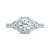 Thumbnail Image 4 of Monique Lhuillier Bliss Diamond Engagement Ring 1-7/8 ct tw Round, Marquise & Pear-Shaped 18K White Gold