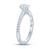 Thumbnail Image 3 of Monique Lhuillier Bliss Diamond Engagement Ring 5/8 ct tw Oval & Round-Cut 18K White Gold