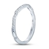 Thumbnail Image 3 of Monique Lhuillier Bliss Diamond Wedding Band 1/5 ct tw Round-cut 18K White Gold