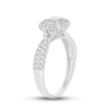 Thumbnail Image 2 of Diamond Engagement Ring 1/2 ct tw Princess, Round-Cut 10K White Gold