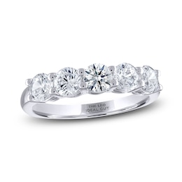 THE LEO Ideal Cut Diamond Anniversary Band 1-1/2 ct tw 14K White Gold