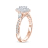 Thumbnail Image 2 of Monique Lhuillier Bliss Diamond Engagement Ring 1-1/4 ct tw Pear & Round-cut 18K Two-Tone Gold