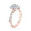 Thumbnail Image 2 of Monique Lhuillier Bliss Diamond Engagement Ring 1-1/4 ct tw Oval, Marquise & Round-cut 18K Two-Tone Gold