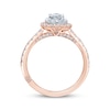 Thumbnail Image 3 of Monique Lhuillier Bliss Diamond Engagement Ring 1-1/4 ct tw Oval, Marquise & Round-cut 18K Two-Tone Gold