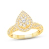 Thumbnail Image 1 of Diamond Engagement Ring 3/4 ct tw Round-cut 14K Yellow Gold