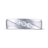 Thumbnail Image 3 of Men's THE LEO Ideal Cut Diamond Wedding Band 1/2 ct tw 14K White Gold