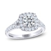 Thumbnail Image 1 of THE LEO Ideal Cut Diamond Engagement Ring 1-3/8 ct tw Round-cut 14K White Gold