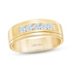 Thumbnail Image 1 of Men's THE LEO First Light Diamond Wedding Band 1/2 ct tw 14K Yellow Gold