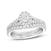 Thumbnail Image 1 of THE LEO First Light Diamond Oval-Cut Bridal Set 1 ct tw 14K White Gold