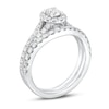 Thumbnail Image 2 of THE LEO First Light Diamond Oval-Cut Bridal Set 1 ct tw 14K White Gold