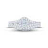 Thumbnail Image 3 of THE LEO First Light Diamond Oval-Cut Bridal Set 1 ct tw 14K White Gold