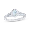 Thumbnail Image 5 of THE LEO First Light Diamond Oval-Cut Engagement Ring 3/4 ct tw 14K White Gold