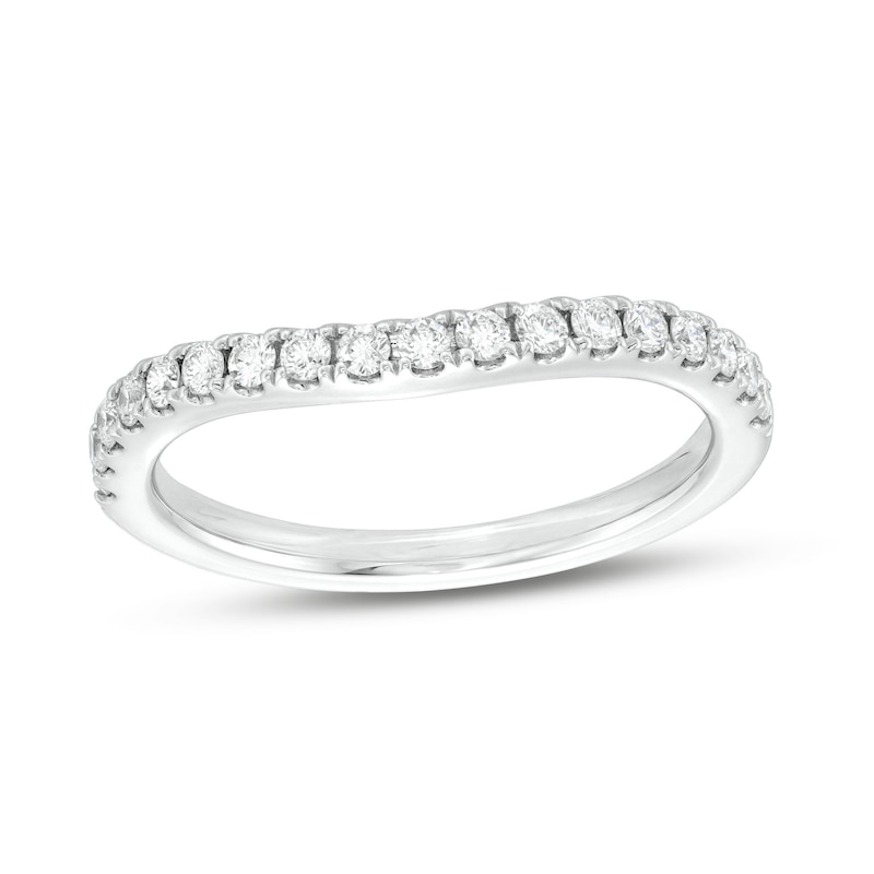 Main Image 10 of THE LEO First Light Diamond Wedding Band 1/3 ct tw 14K White Gold