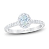 Thumbnail Image 1 of THE LEO First Light Diamond Oval-Cut Engagement Ring 5/8 ct tw 14K White Gold