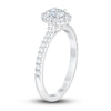 Thumbnail Image 2 of THE LEO First Light Diamond Oval-Cut Engagement Ring 5/8 ct tw 14K White Gold