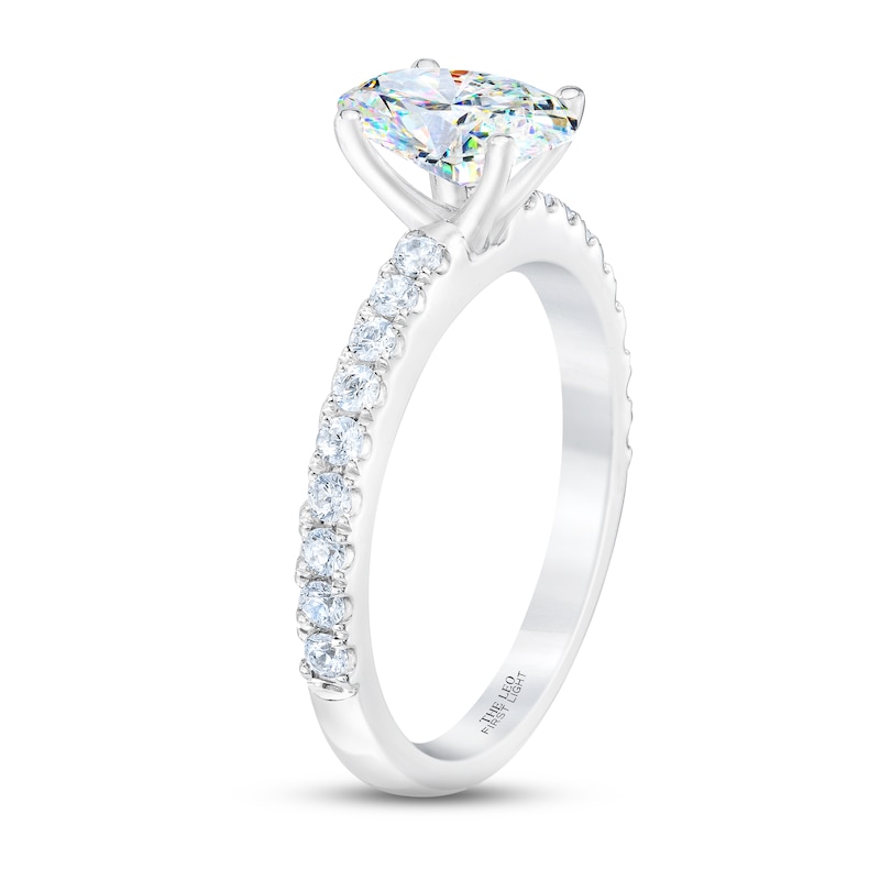 Main Image 2 of THE LEO First Light Diamond Oval-Cut Engagement Ring 1-7/8 ct tw 14K White Gold