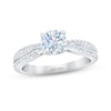 Thumbnail Image 1 of THE LEO First Light Diamond Engagement Ring 1-1/4 ct tw 14K White Gold