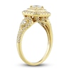 Thumbnail Image 2 of Diamond Engagement Ring 1 ct tw Princess, Pear & Round-cut 14K Yellow Gold