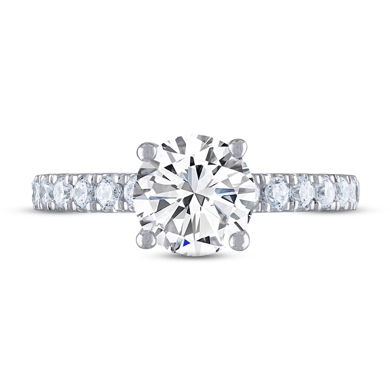 Main Image 3 of THE LEO Diamond Engagement Ring 2 ct tw Round-cut 14K White Gold