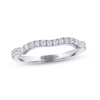 Thumbnail Image 1 of THE LEO Diamond Wedding Band 1/4 ct tw Round-cut 14K White Gold