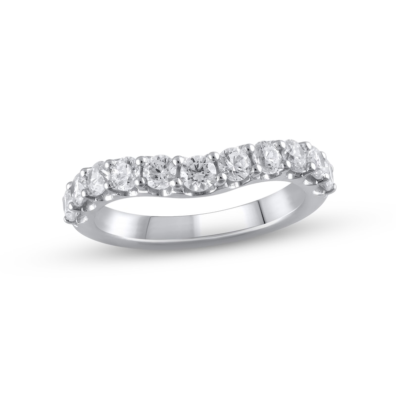 Main Image 1 of Lab-Grown Diamonds by KAY Anniversary Band 1 ct tw 14K White Gold