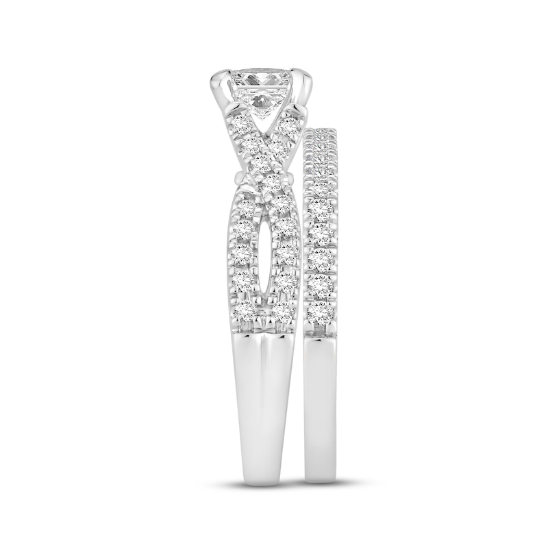 Diamond Bridal Set 1-1/6 ct tw 14K White Gold