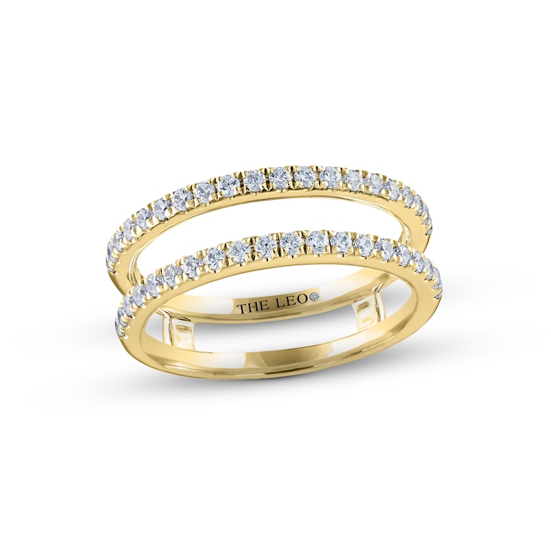 Main Image 1 of THE LEO Diamond Enhancer Ring 1/2 ct tw Round-cut 14K Yellow Gold