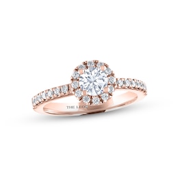 THE LEO Diamond Engagement Ring 3/4 ct tw Round-cut 14K Rose Gold