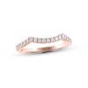 Thumbnail Image 1 of THE LEO Diamond Wedding Band 1/5 ct tw Round-cut 14K Rose Gold