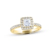 Thumbnail Image 1 of THE LEO Diamond Engagement Ring 1 ct tw Princess & Round-cut 14K Yellow Gold