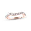 Thumbnail Image 1 of THE LEO Diamond Wedding Band 1/4 ct tw 14K Rose Gold