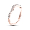 Thumbnail Image 2 of THE LEO Diamond Wedding Band 1/4 ct tw 14K Rose Gold