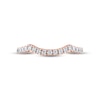 Thumbnail Image 3 of THE LEO Diamond Wedding Band 1/4 ct tw 14K Rose Gold