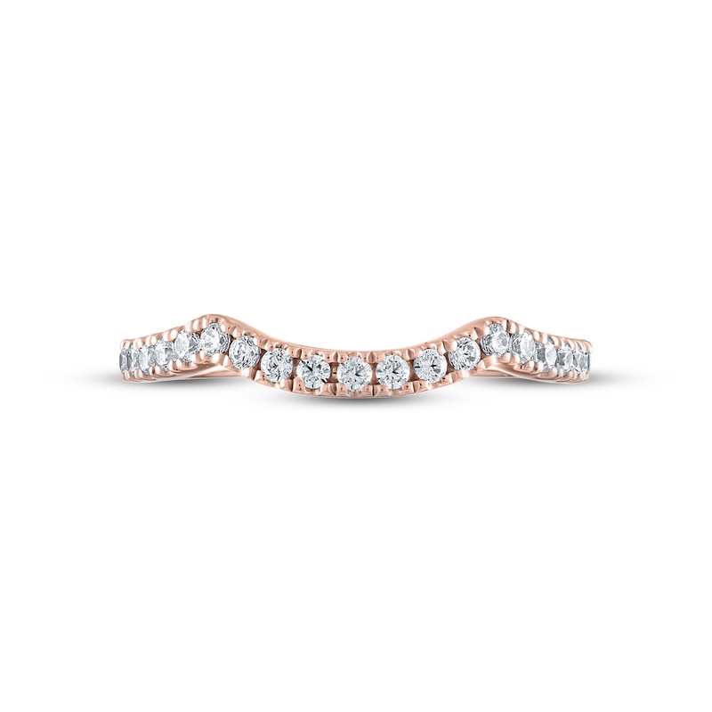 Main Image 3 of THE LEO Diamond Wedding Band 1/4 ct tw 14K Rose Gold