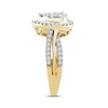 Thumbnail Image 2 of Multi-Diamond Engagement Ring 3/4 ct tw Round-cut 14K Yellow Gold