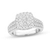 Thumbnail Image 1 of Multi-Diamond Engagement Ring 1 ct tw Round-cut 14K White Gold