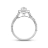 Thumbnail Image 2 of XO from KAY Diamond Halo Engagement Ring 1 ct tw Round-cut 14K White Gold