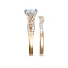 Thumbnail Image 3 of Round-Cut Multi-Diamond Center Bridal Set 5/8 ct tw 14K Two-Tone Gold